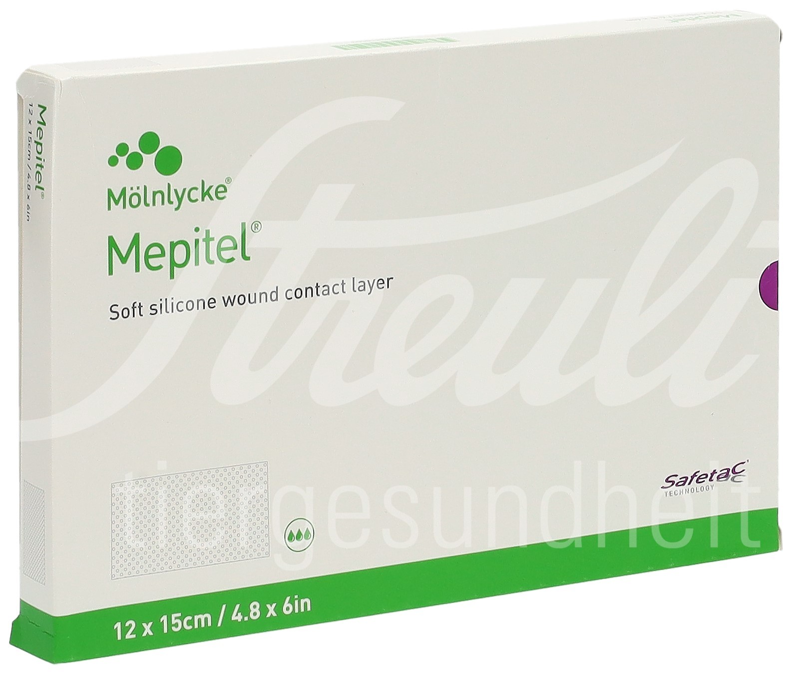 Mepitel Wundauflage 12x15cm Silikon 5 Stk