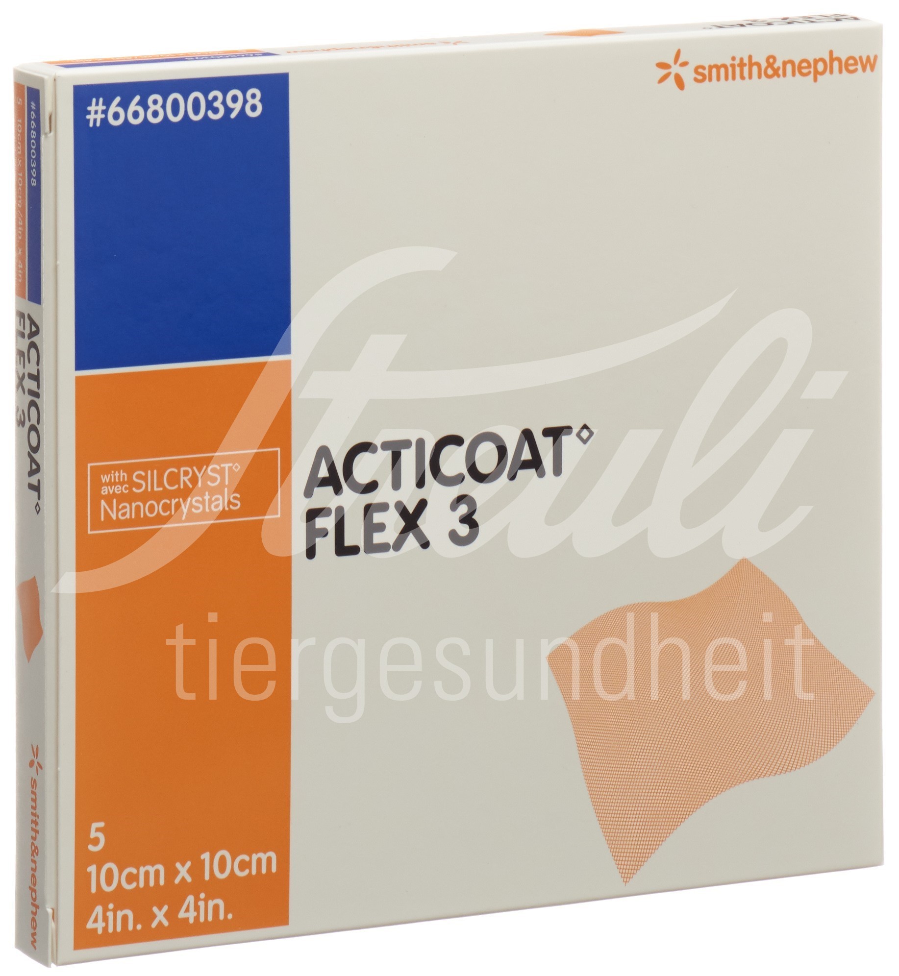 Acticoat Flex 3 Wundverband 10x10cm 5 Stk Acticoat Flex 3 Wundverband 10x10cm 5 Stk