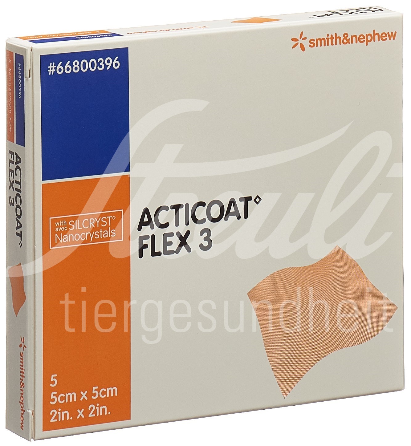 Acticoat Flex 3 Wundverband 5x5cm 5 Stk Acticoat Flex 3 Wundverband 5x5cm 5 Stk