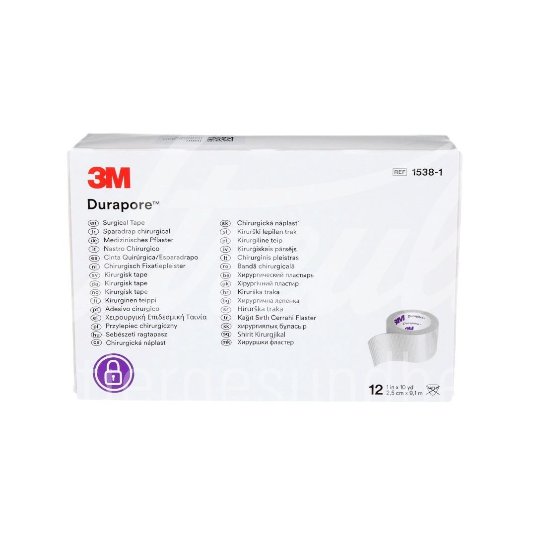 3M Durapore Kunstseide Rollenpflaster 25mmx9.14m 12 Stk 3M Durapore Kunstseide Rollenpflaster 25mmx9.14m 12 Stk