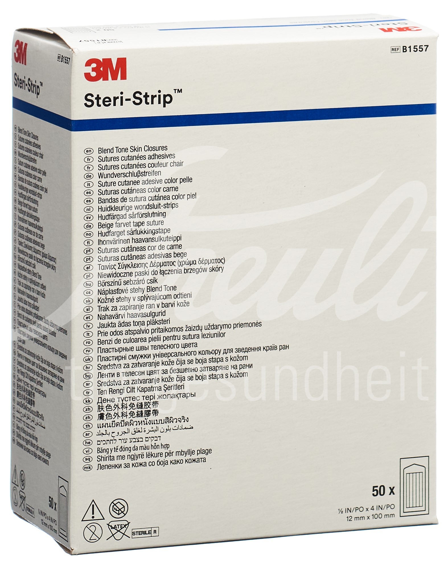 3M Steri Strip Blendtone 12x100mm 50 x 6 Stk 3M Steri Strip Blendtone 12x100mm 50 x 6 Stk