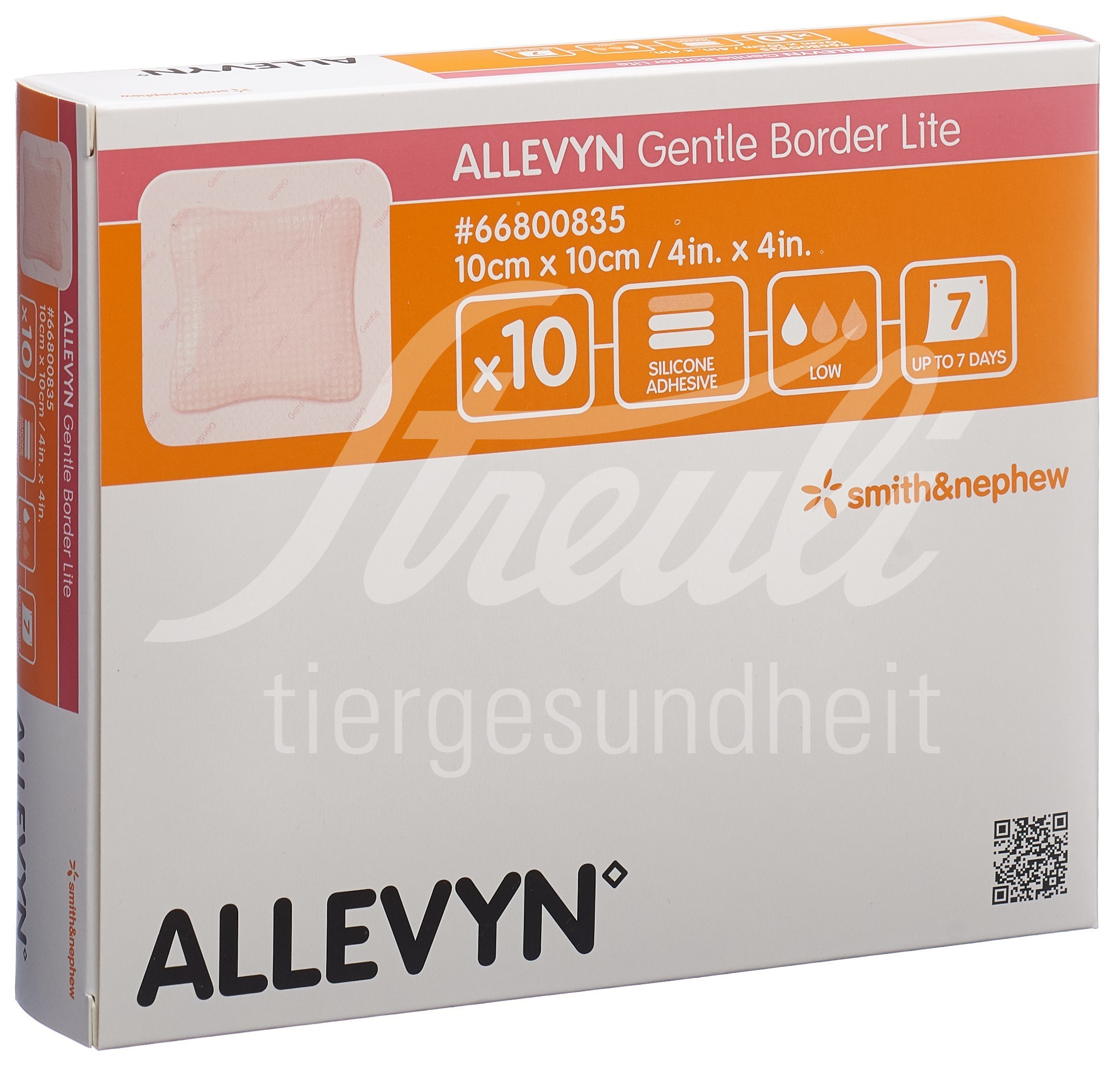 Allevyn Gentle Border Lite 10x10cm 10 Stk
