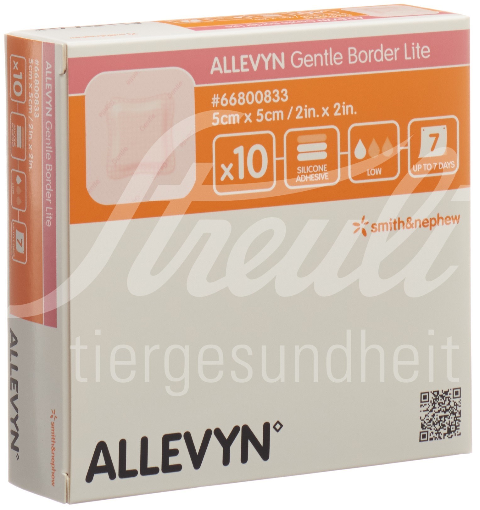 Allevyn Gentle Border Lite 5x5cm 10 Stk