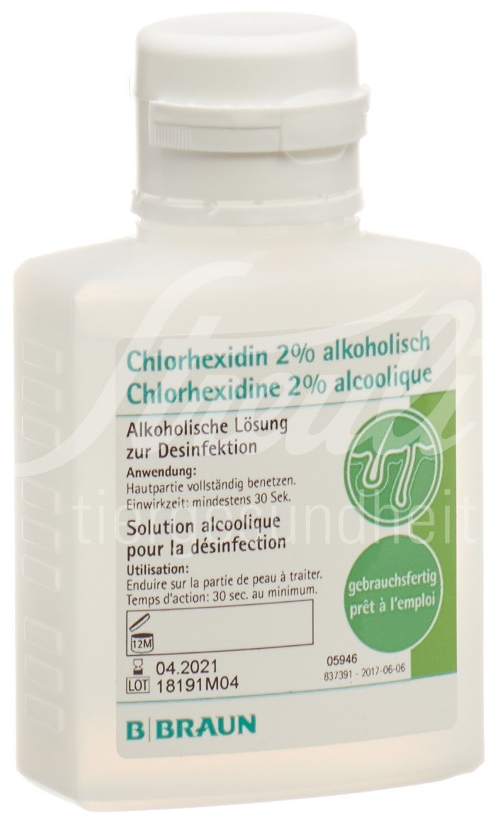 B. Braun Chlorhexidine 2 % ungefärbt 100 ml