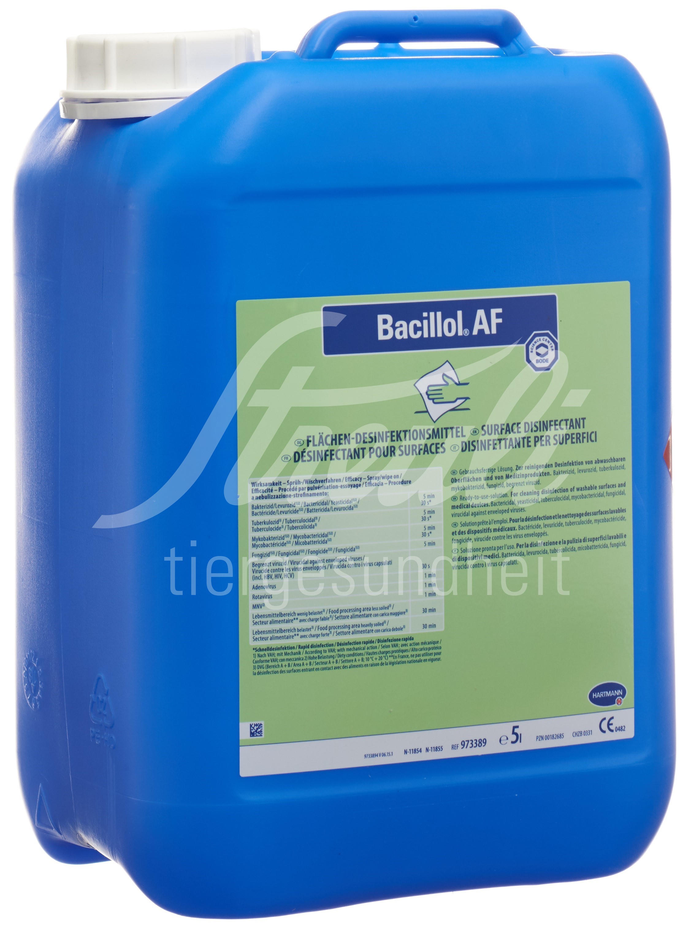 Bacillol AF Desinfektion liq Kanister 5 lt Bacillol AF Desinfektion liq Kanister 5 lt