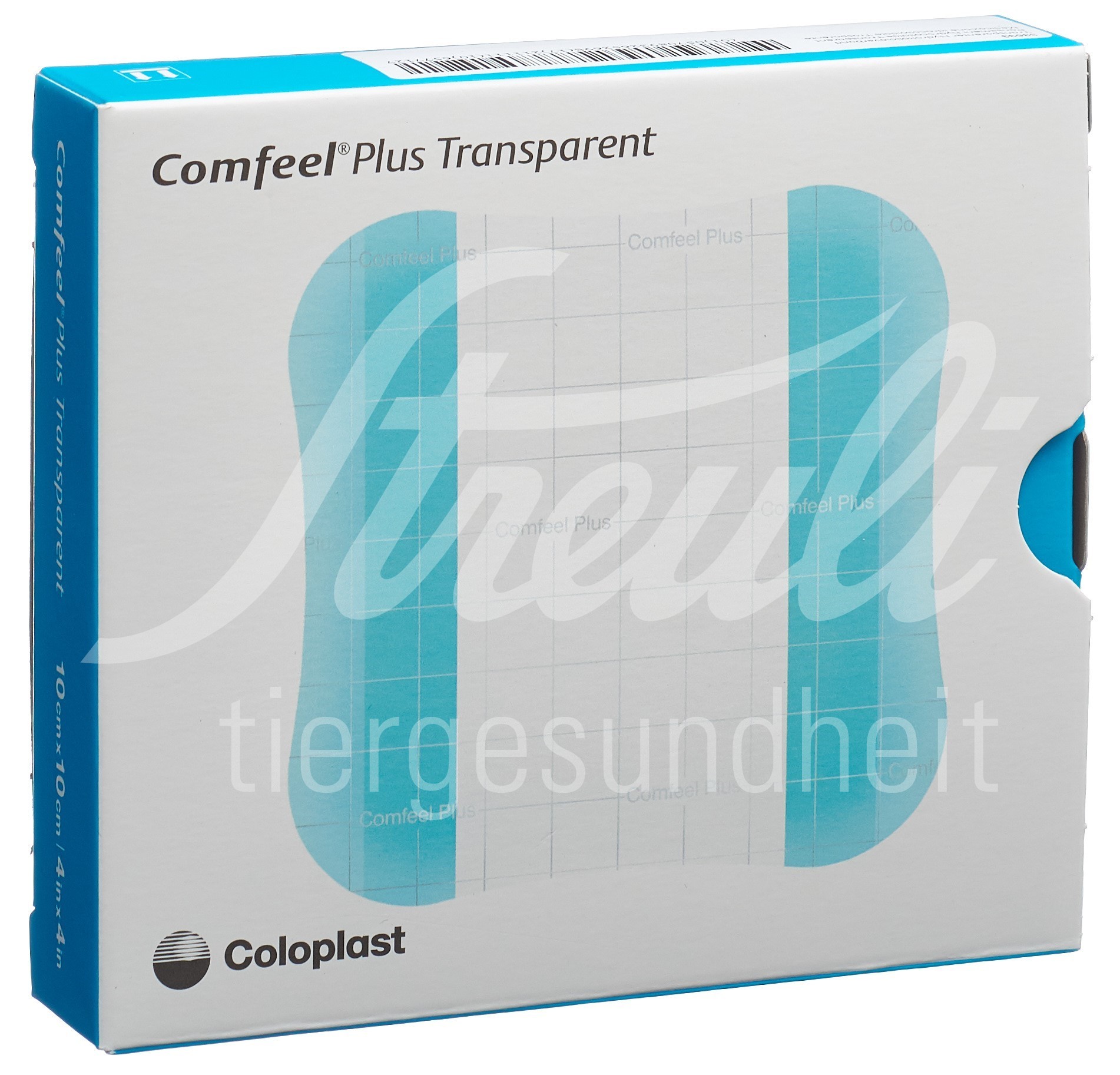 Comfeel Plus Transparent Hydrokolloid Verband 10x10cm 10 Stk