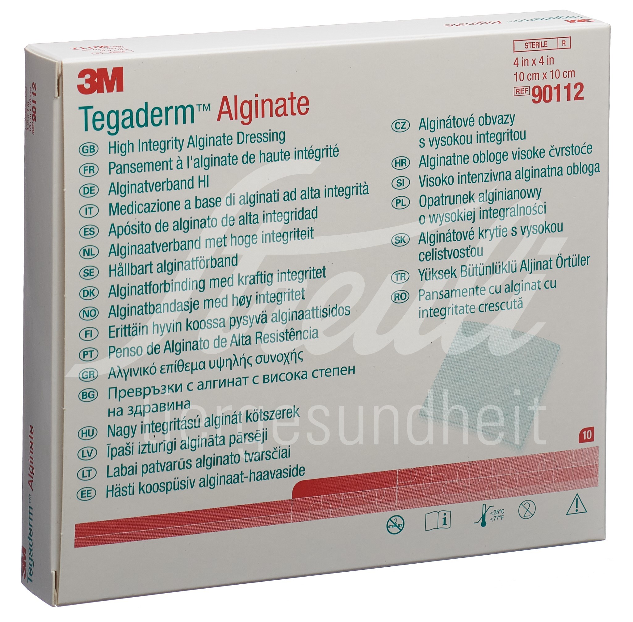 3M Tegaderm Alginat Kompresse 10x10cm 10 Stk 3M Tegaderm Alginat Kompresse 10x10cm 10 Stk