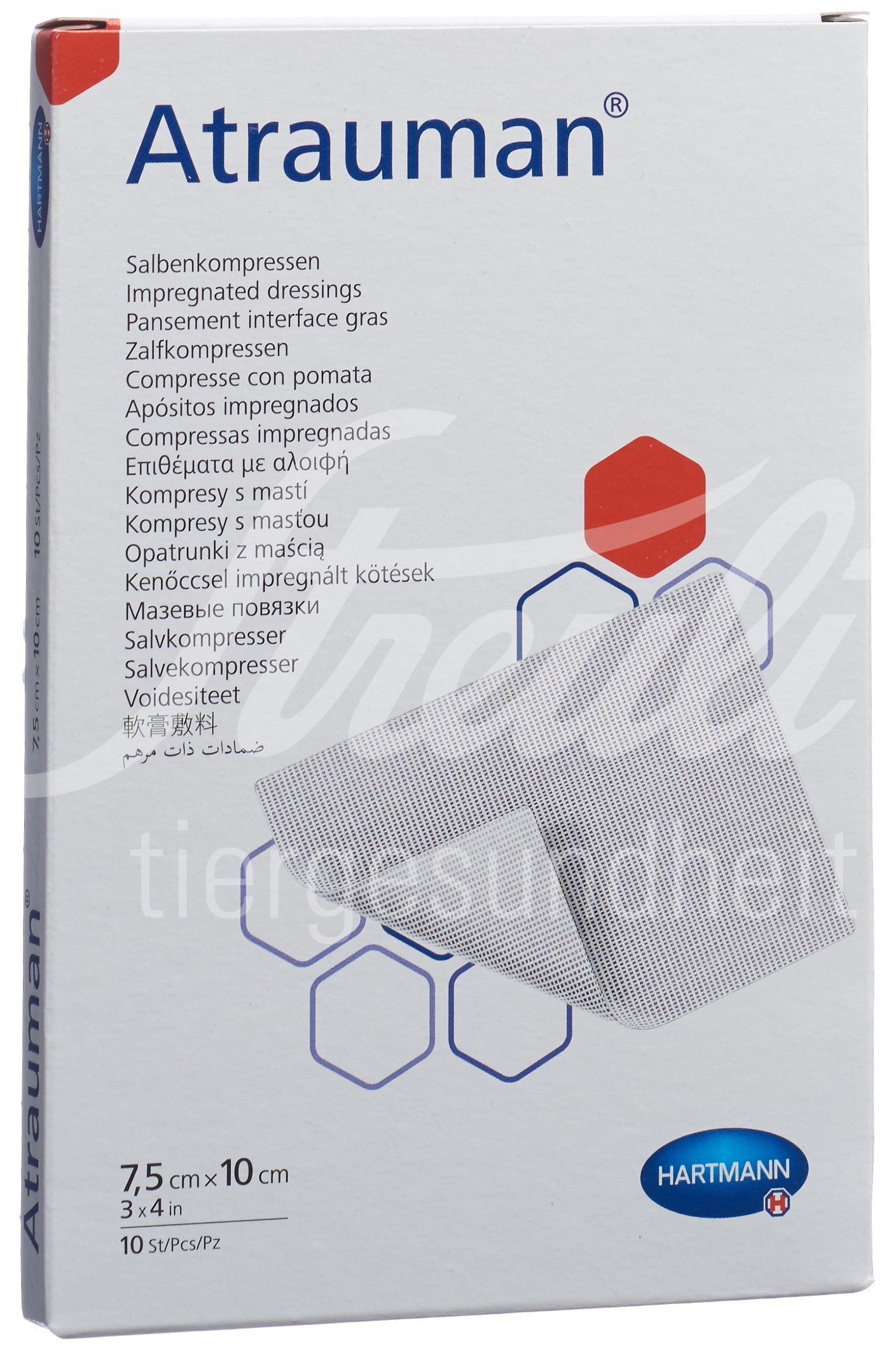 Atrauman Salbenkompressen 7.5x10cm steril 10 Stk Atrauman Salbenkompressen 7.5x10cm steril 10 Stk