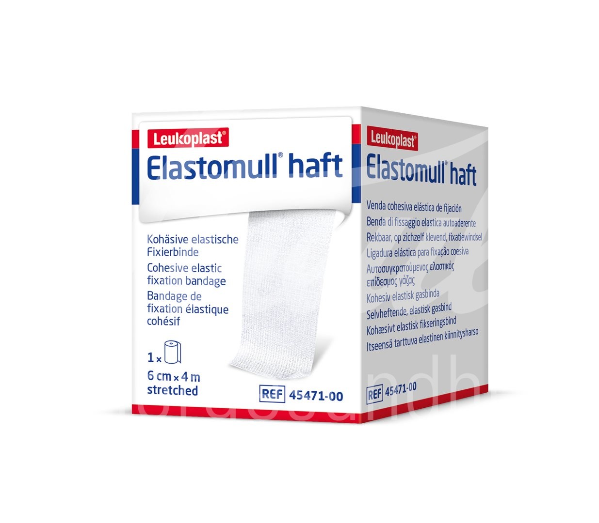 Elastomull haft Gazebinde 6cmx4m weiss Rolle Elastomull haft Gazebinde 6cmx4m weiss Rolle