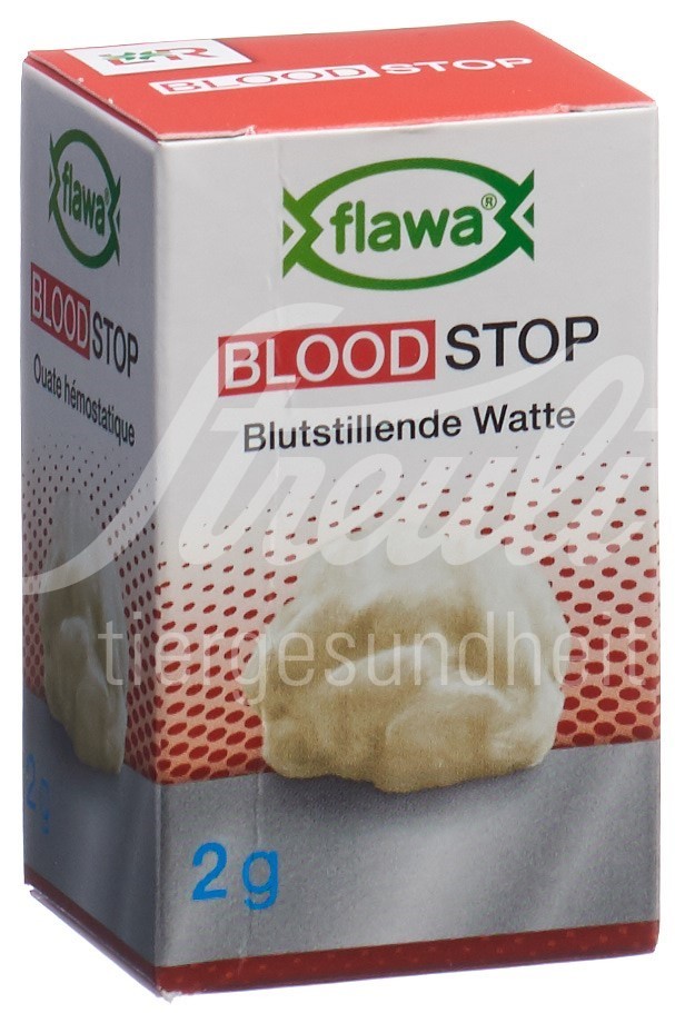 Flawa Blood Stop Blutstillende Watte sterilisiert Glas 2 g Flawa Blood Stop Blutstillende Watte sterilisiert Glas 2 g