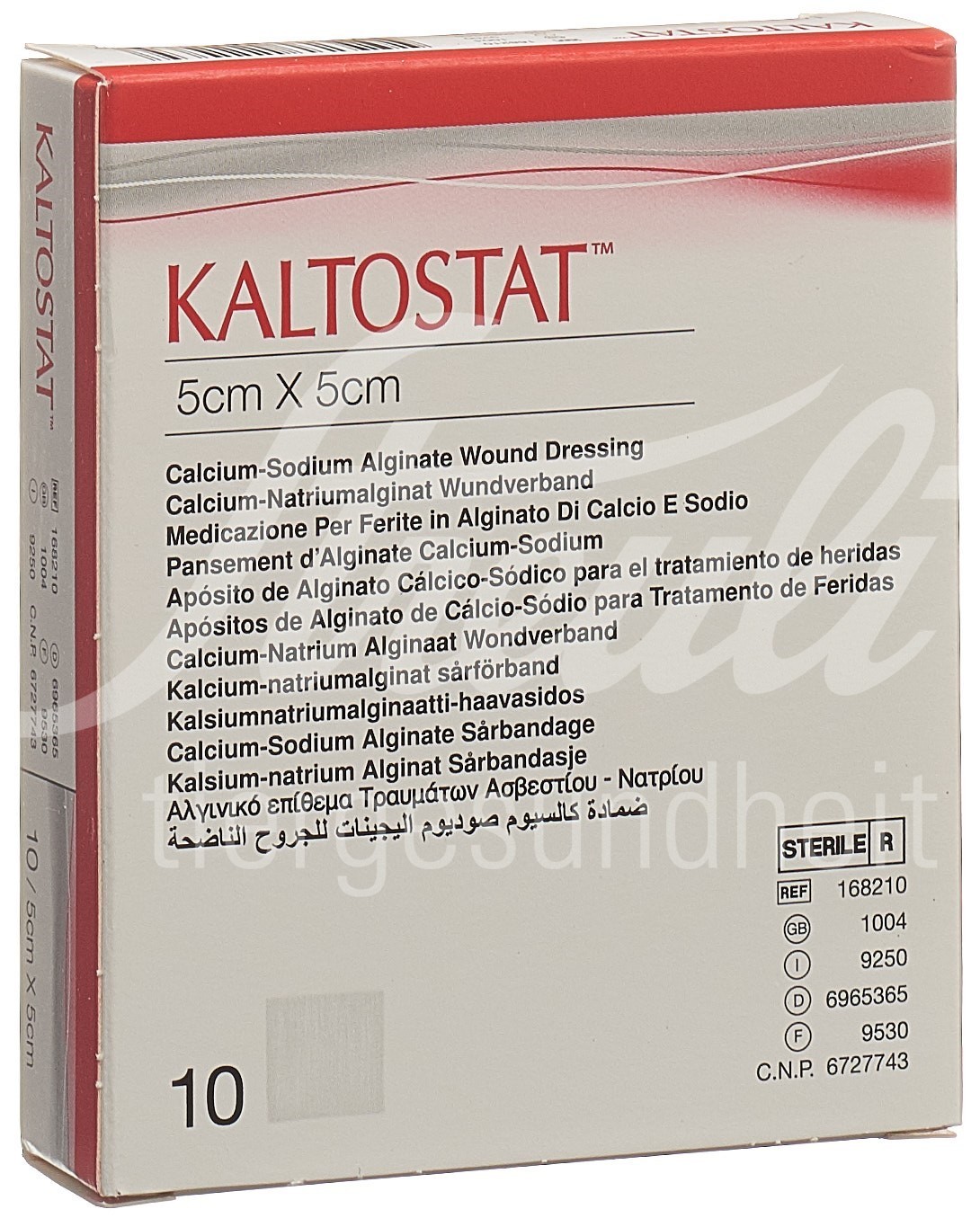 Kaltostat Kompressen 5x5cm steril 10 Stk Kaltostat Kompressen 5x5cm steril 10 Stk