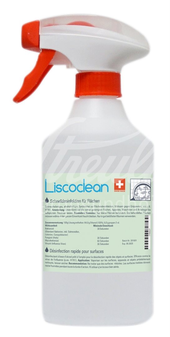Liscoclean Flächendesinfektion mit Sprühkopf 500 ml Liscoclean Flächendesinfektion mit Sprühkopf 500 ml