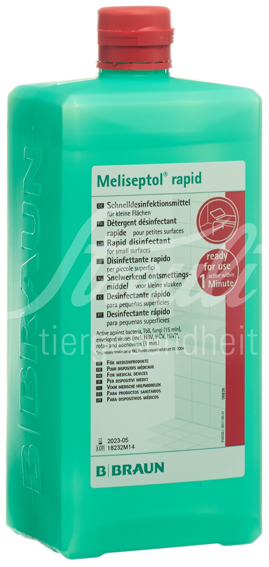 Meliseptol rapid Ovalfl 1000 ml Meliseptol rapid Ovalfl 1000 ml