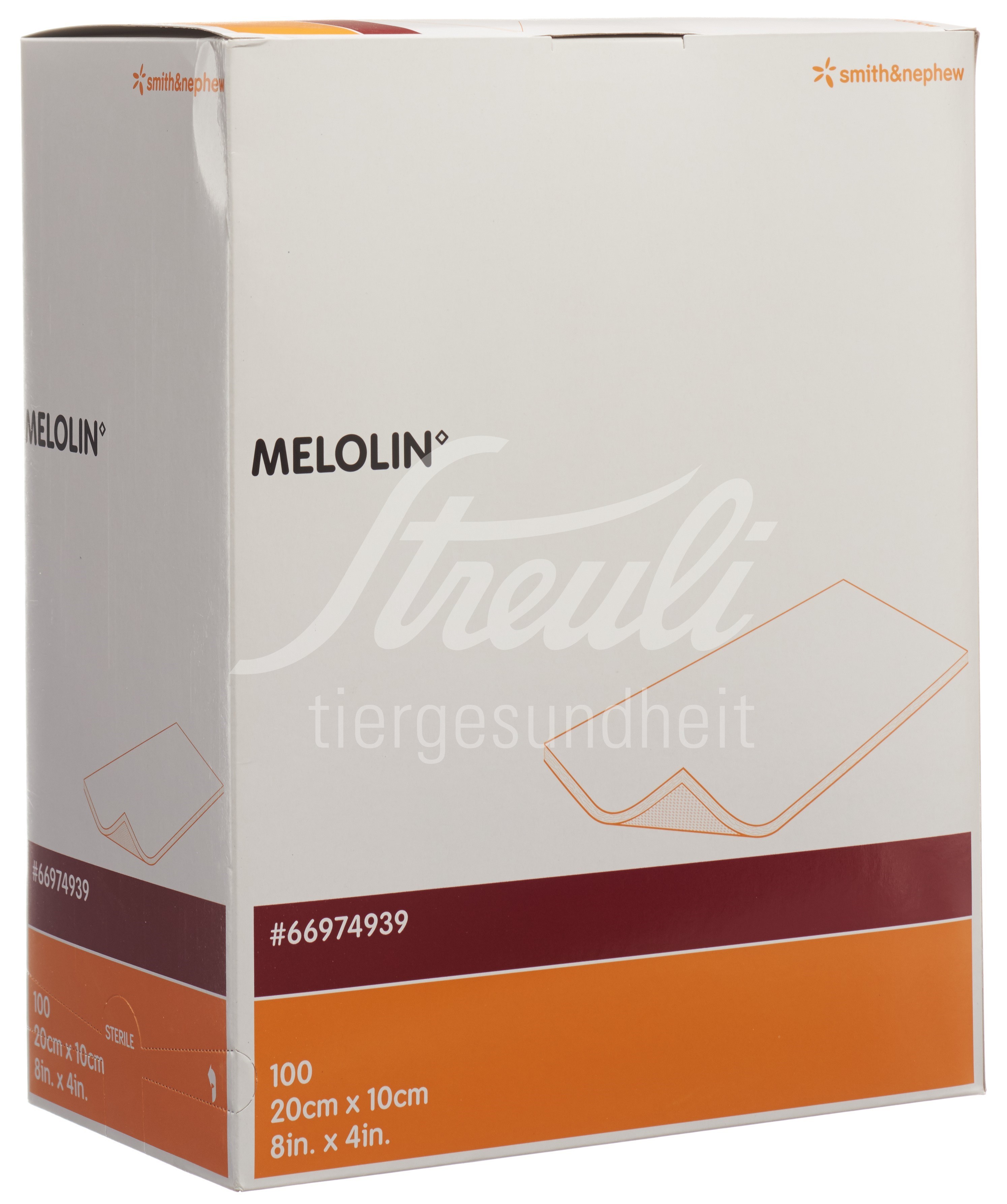 Melolin Wundkompressen 10x20cm steril Btl 100 Stk