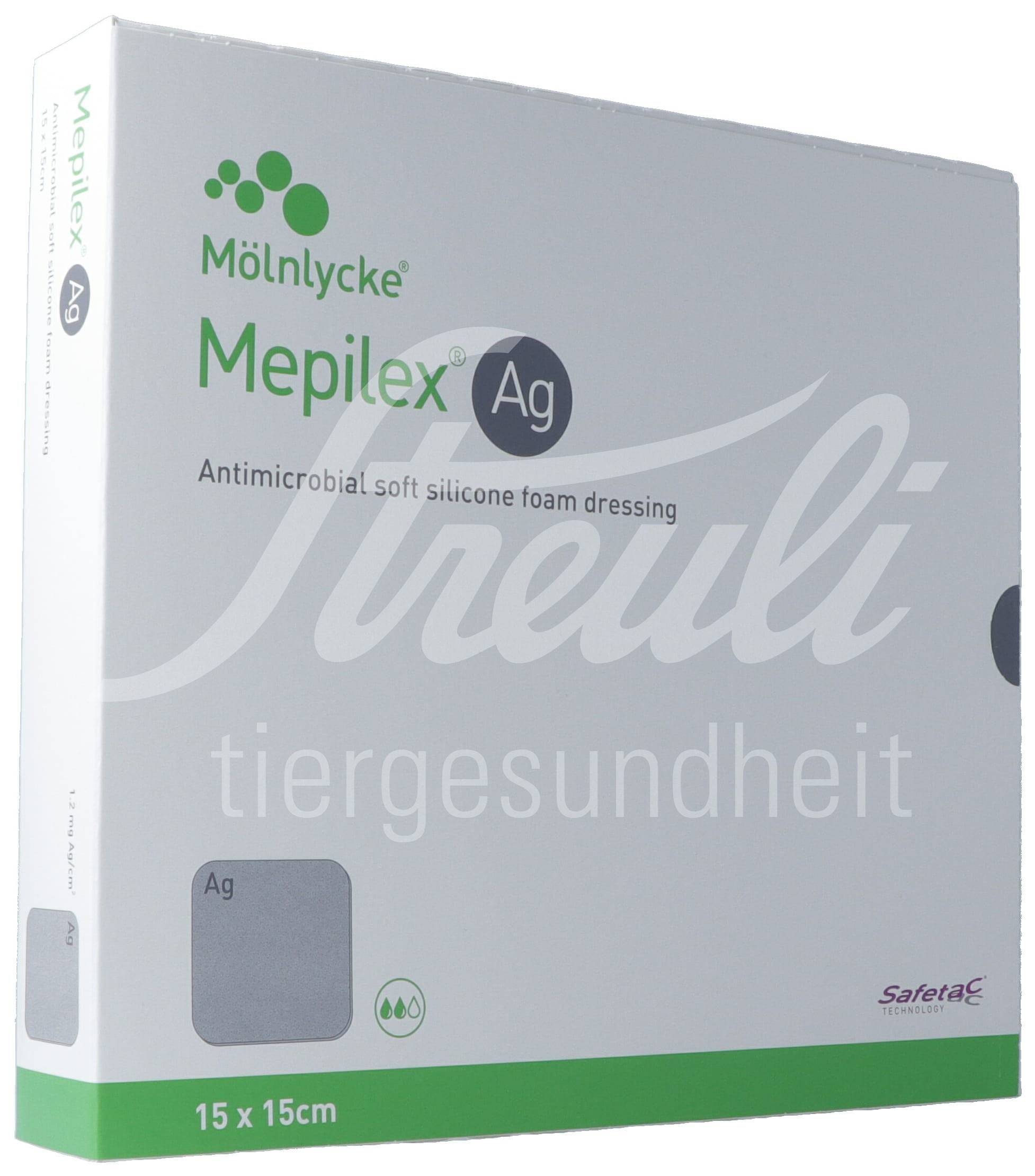 Mepilex Ag Schaumverband Safetac 15x15cm Silikon 5 Stk Mepilex Ag Schaumverband Safetac 15x15cm Silikon 5 Stk
