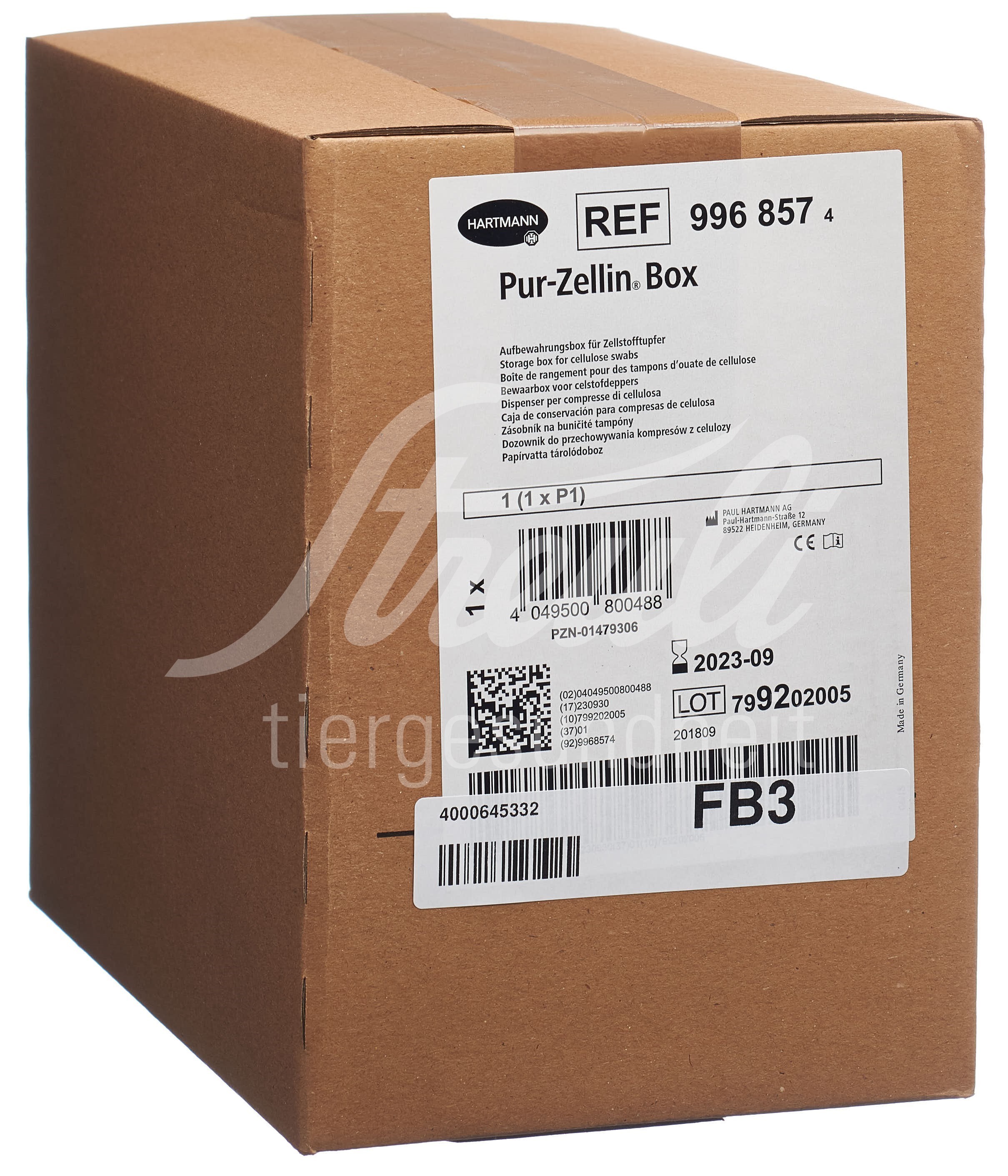 Pur-Zellin Box leer Pur-Zellin Box leer