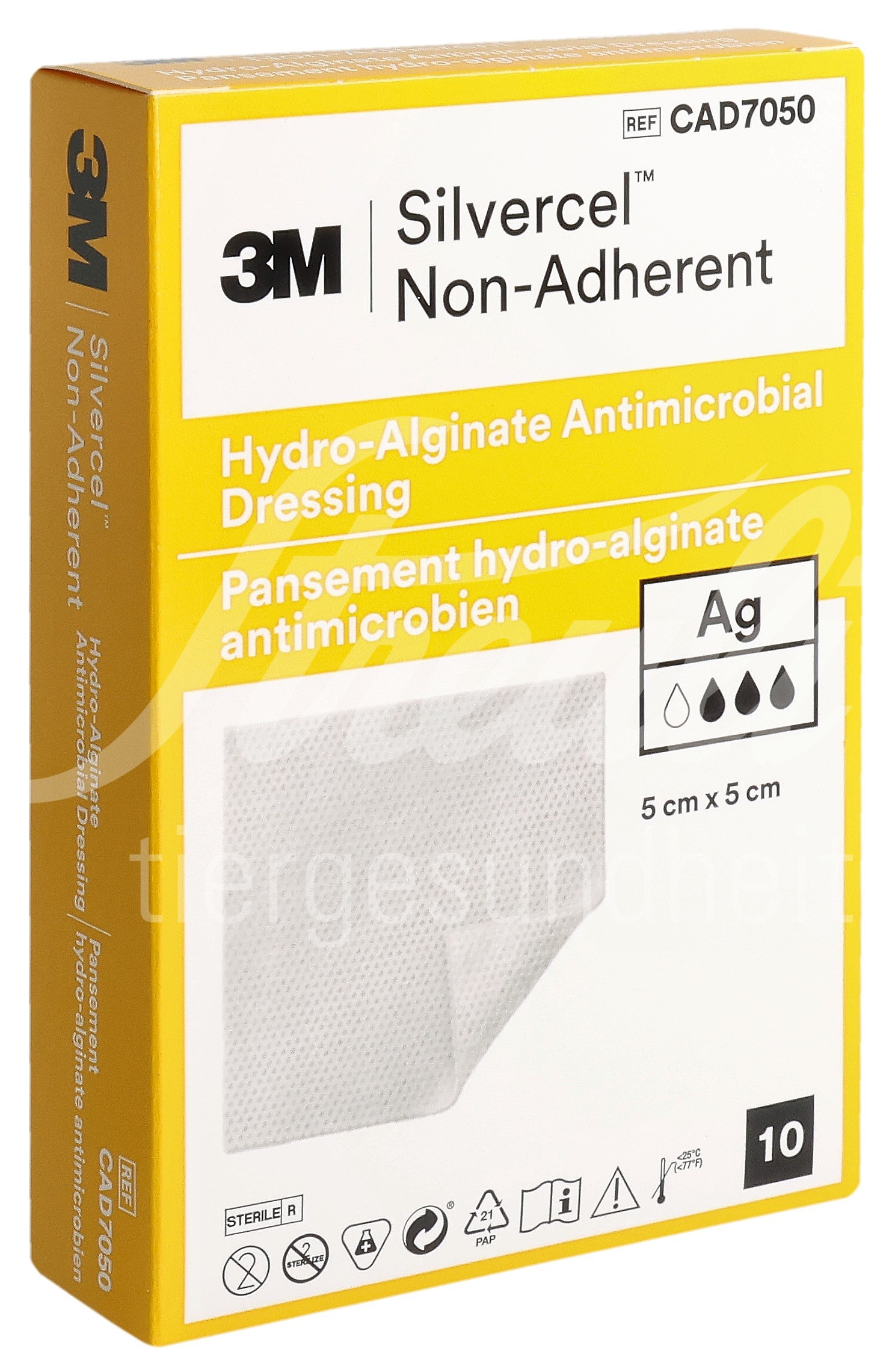 SILVERCEL NON ADHERENT Silberhaltige Wundauflage 5x5cm nichthaftend 10 Stk SILVERCEL NON ADHERENT Silberhaltige Wundauflage 5x5cm nichthaftend 10 Stk