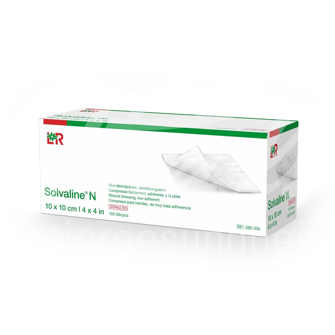 Solvaline N Wundkompresse 10x10cm 100 Stk