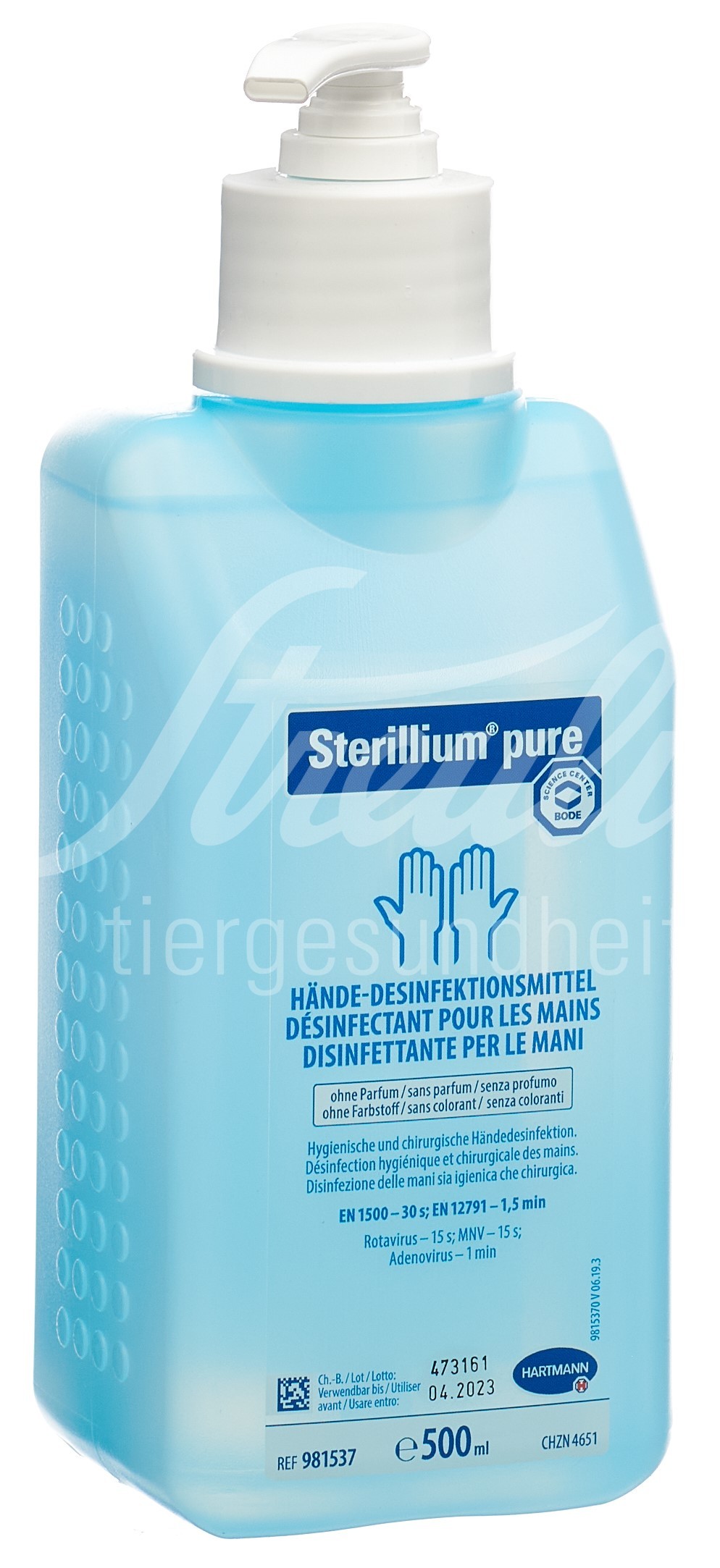 Sterillium pure mit Pumpe 500 ml Sterillium pure mit Pumpe 500 ml