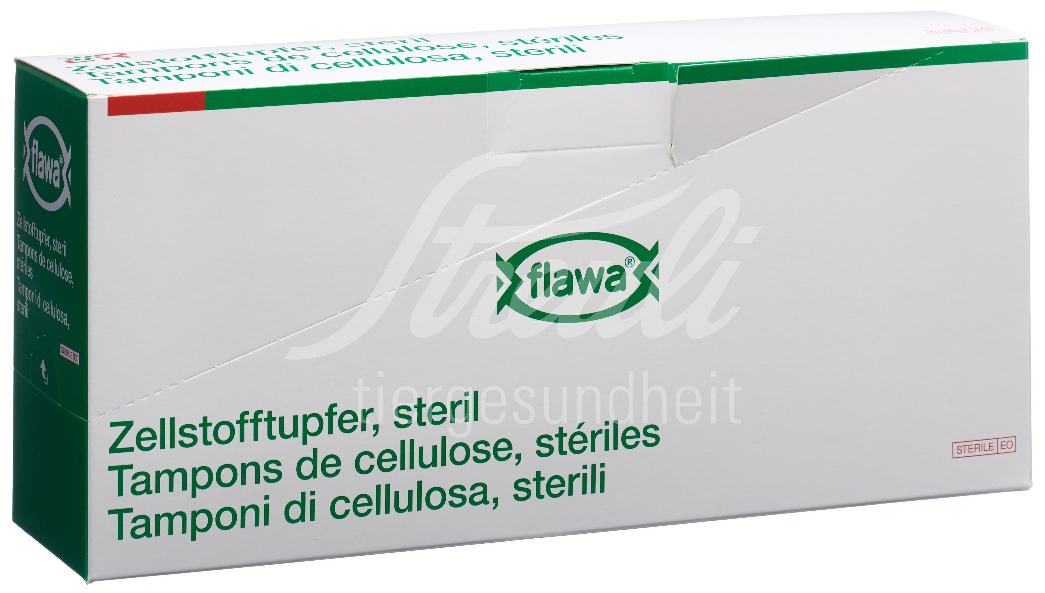Flawa Zellstofftupfer 4x5cm steril 50 x 3 Stk Flawa Zellstofftupfer 4x5cm steril 50 x 3 Stk
