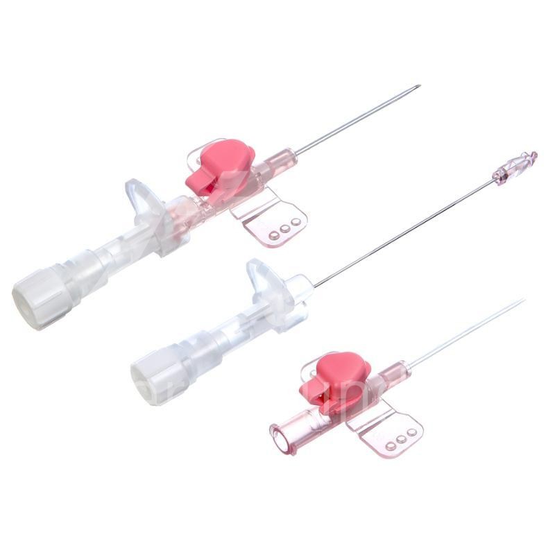 KRUUSE SafeVet IV InfuVein m.Port 20G 1.1 x 32mm rosa 50 Stk