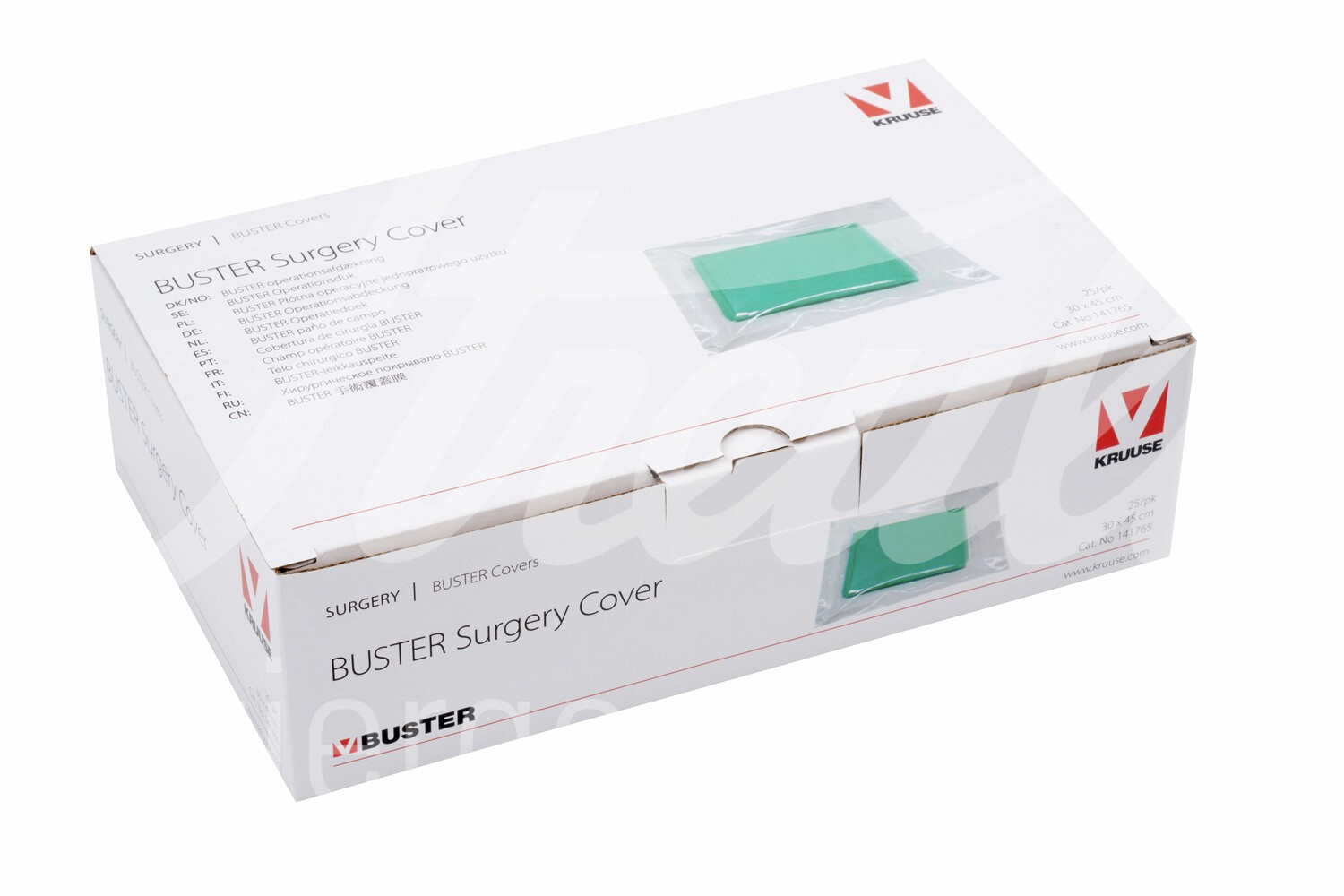 BUSTER OP-Abdecktuch o.Loch 1-lagig PE 30 x 45 cm 25 Stück