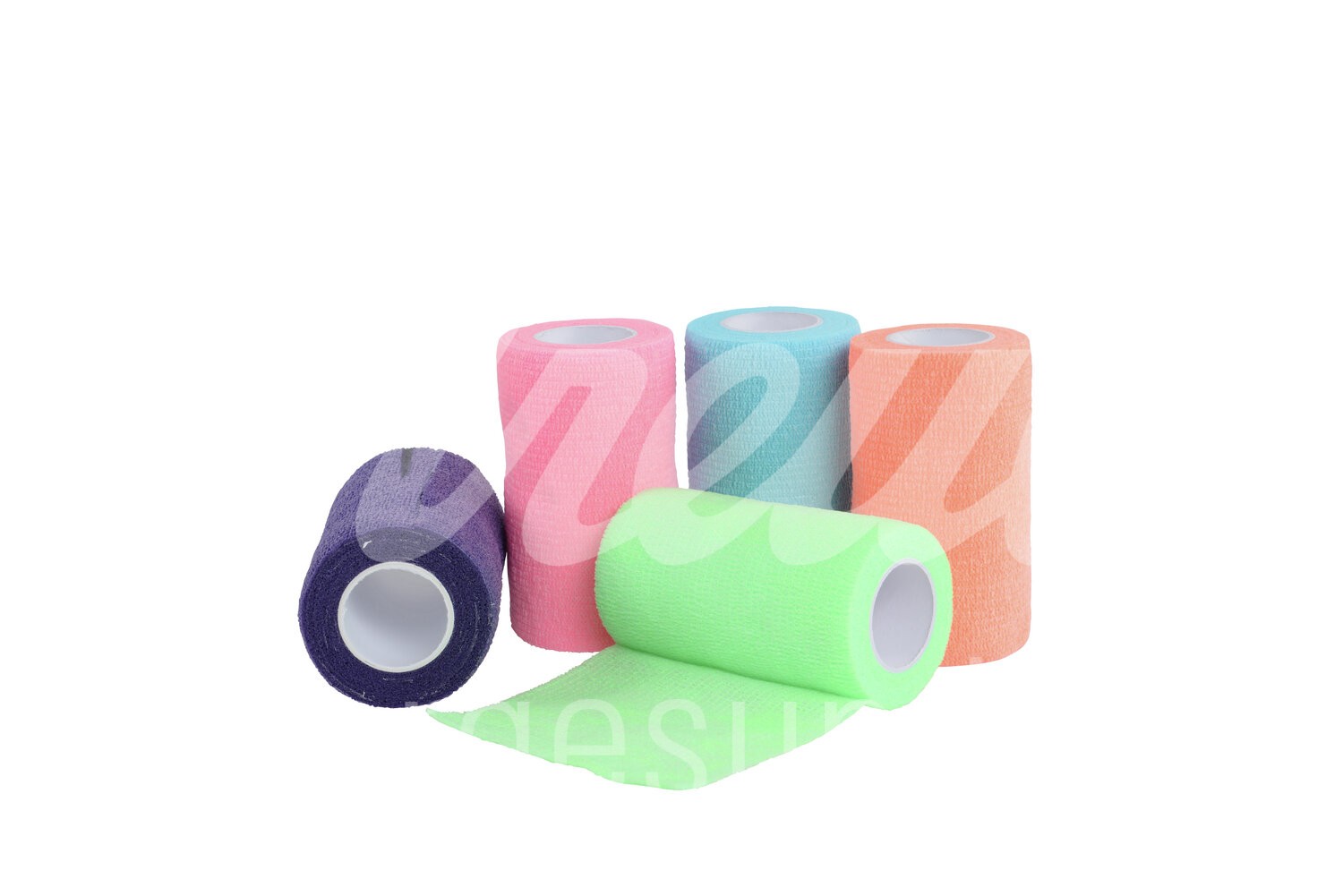 KRUUSE Vet Flex Bandage selbstkl. 10cm x 4.5m assort. 10 Stk