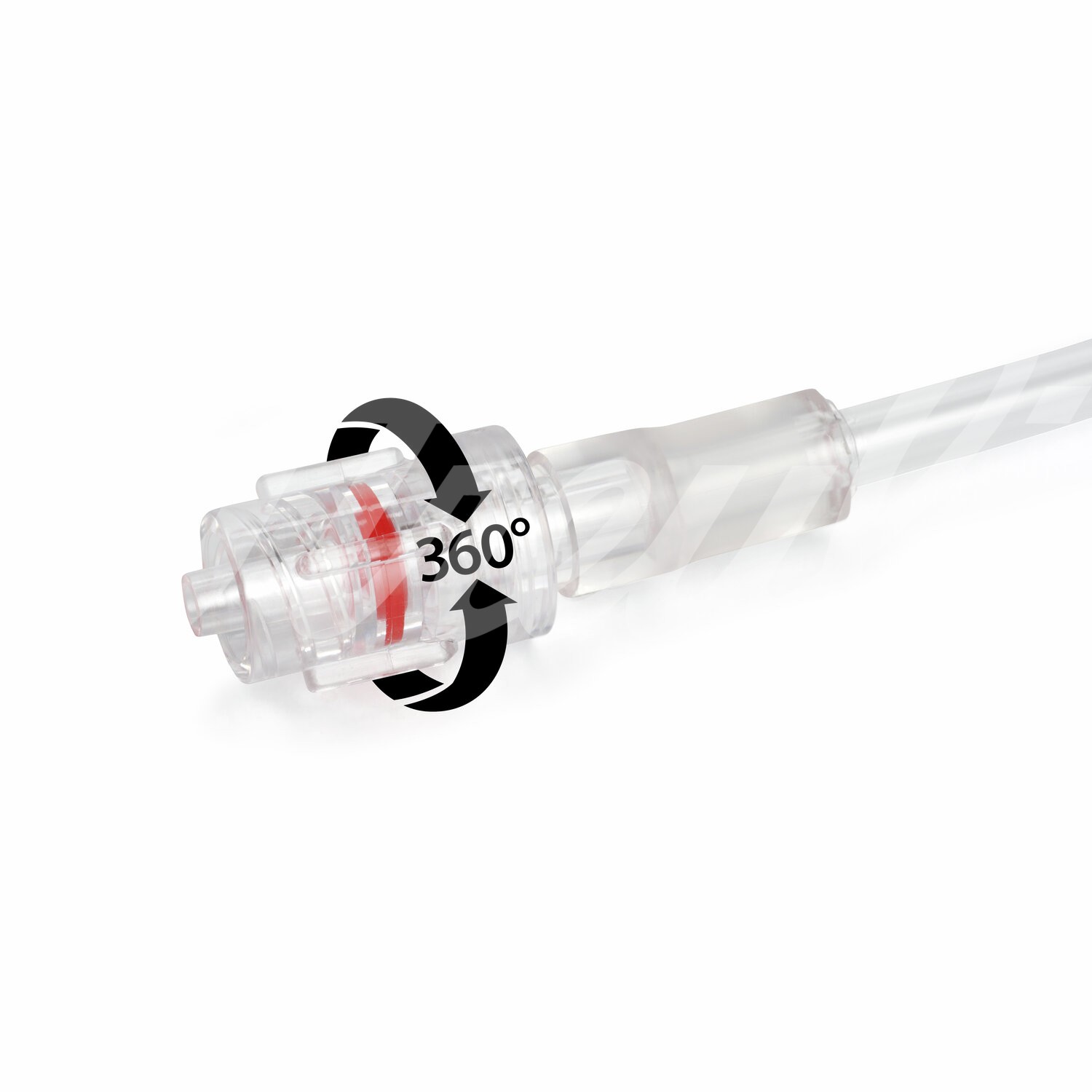 KRUUSE Urinbeutel 1000 ml 360° drehbarer Luer Lock 5 Stück