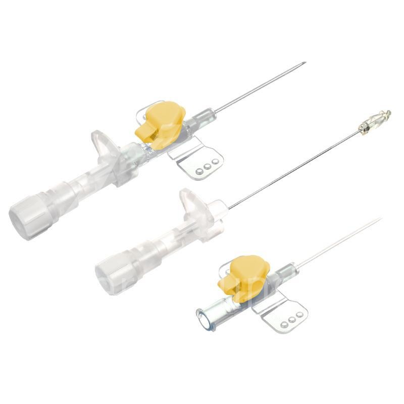 KRUUSE SafeVet IV InfuVein m.Port 24G 0.7 x 19mm gelb 50 Stk