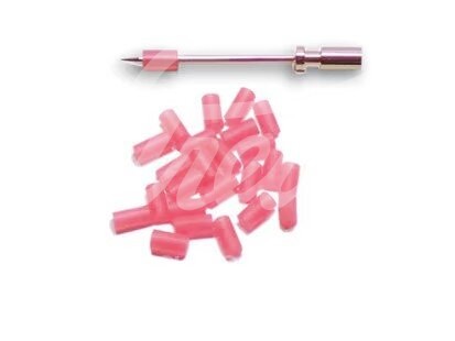 Kanülenverschlussteilchen 2,0 mm (rot) 50 Stück