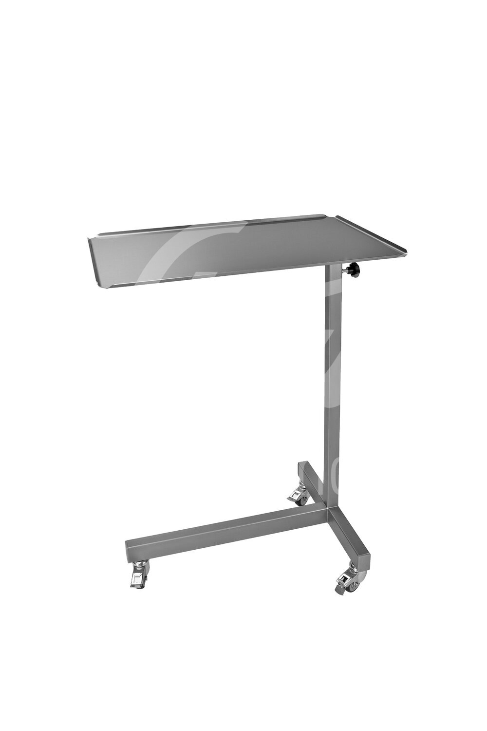 Instrumententisch T - Form m. Rollen höhenverstellb. 85 -135 cm 1 Stück