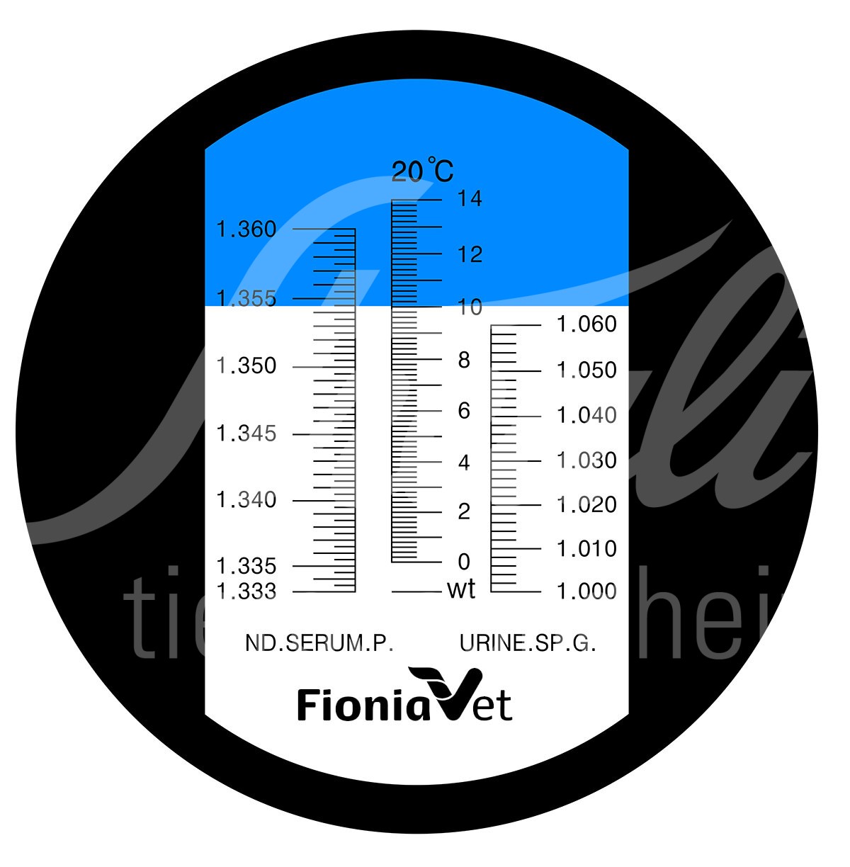 FV Klin. Refraktometer f. Serumprotein & spez. Gewicht 1 Stück