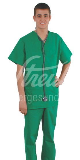 OP-Kasack Basel forstgrün Gr.0 = XS 1 Stück