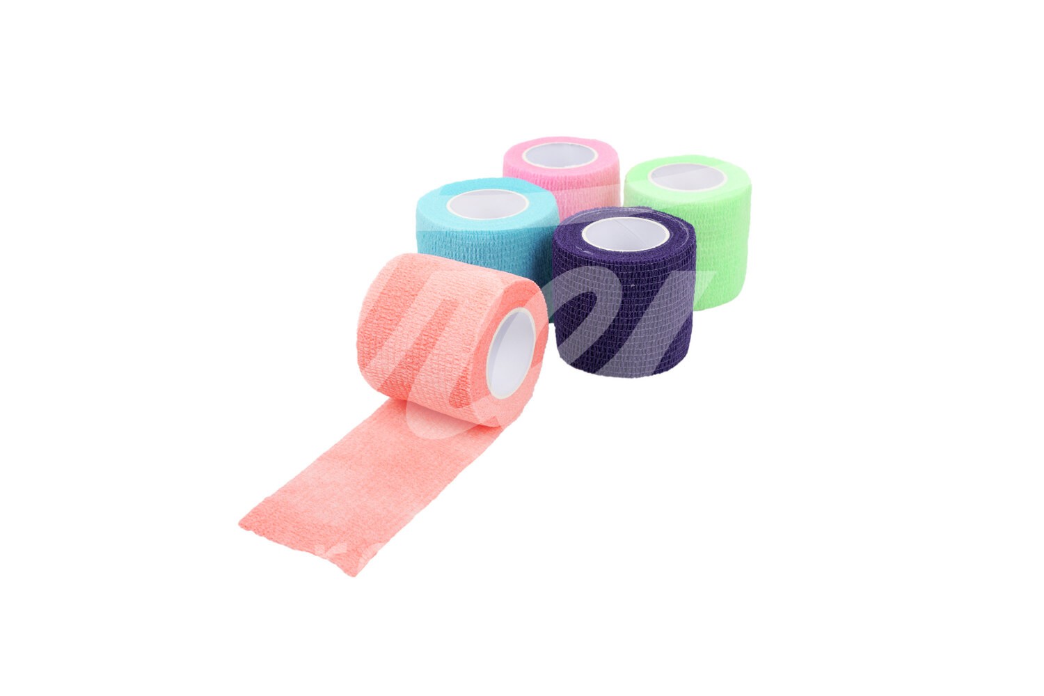 KRUUSE Vet Flex Bandage selbstkl. 5cm x 4.5m assort. 10 Stk.