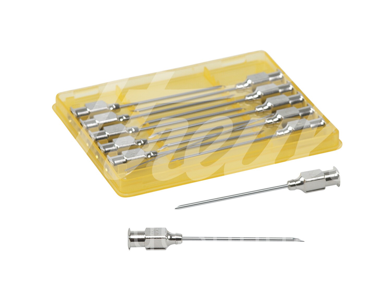 KRUUSE Vet Kanüle 17G 1.4 x 40 mm Luer Lock 12 Stk.