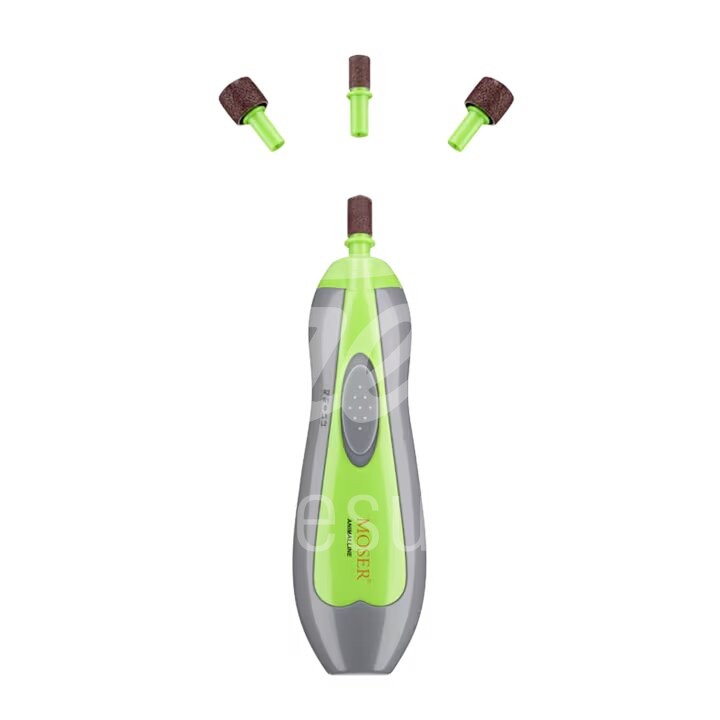 Aufsätze für Krallenschleifer Moser, 2x gross, 2x klein 1 Set Aufsätze für Krallenschleifer Moser, 2x gross, 2x klein 1 Set