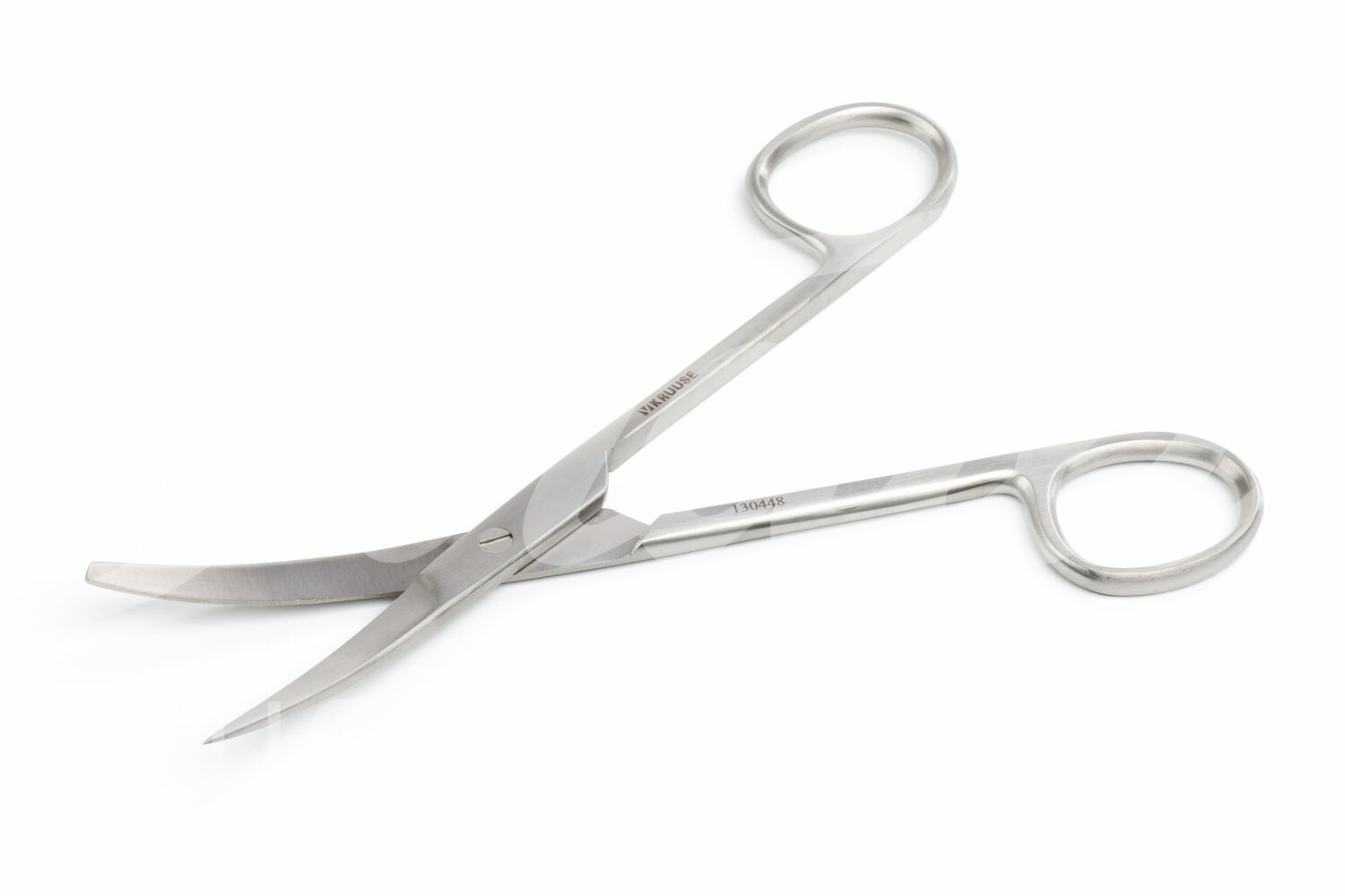 KRUUSE chirurgische Schere grazil 14.0 cm spitz/stumpf gebogen 1 Stk