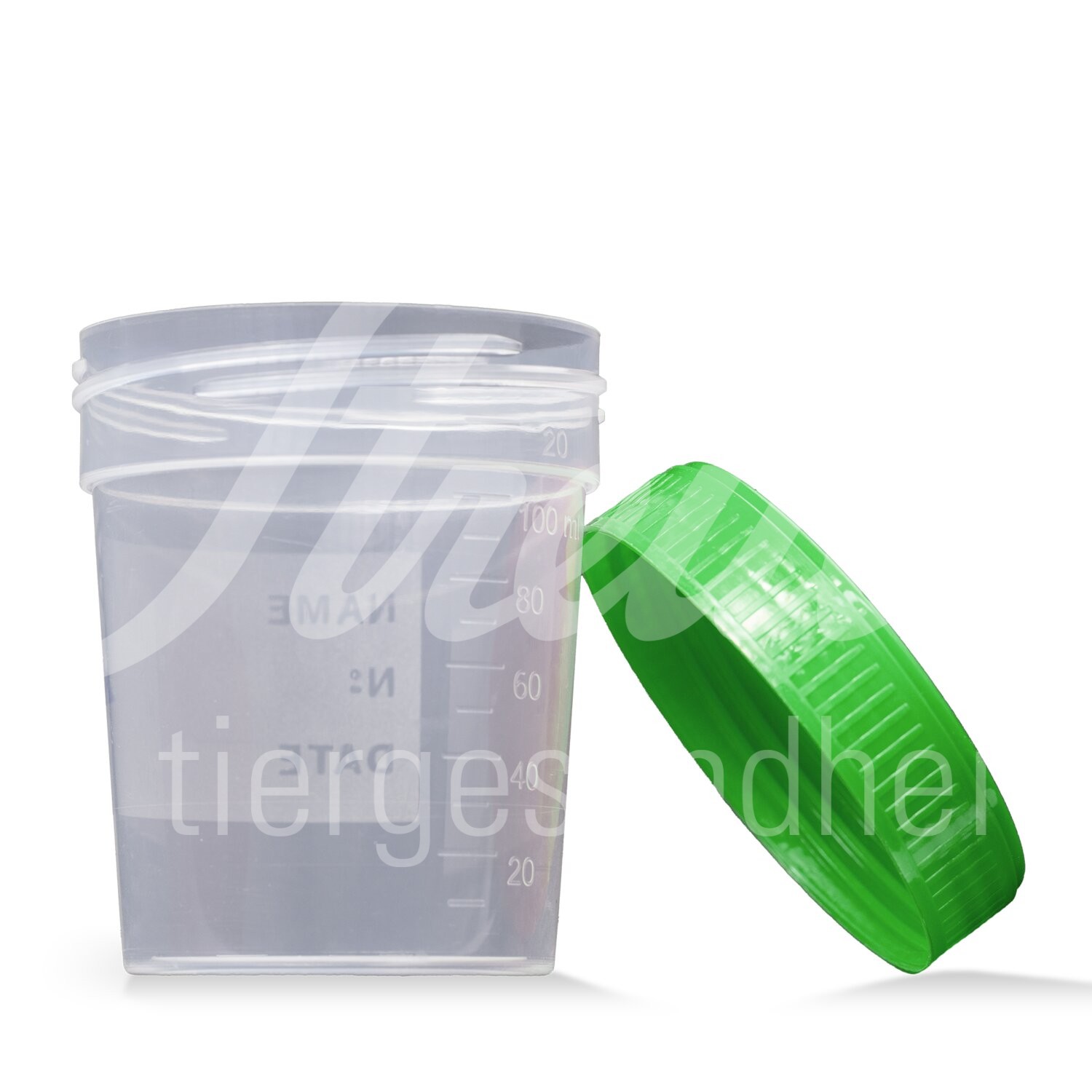 Schraubdeckel grün unsteril für Urinbecher 100 ml 1000 Stk.