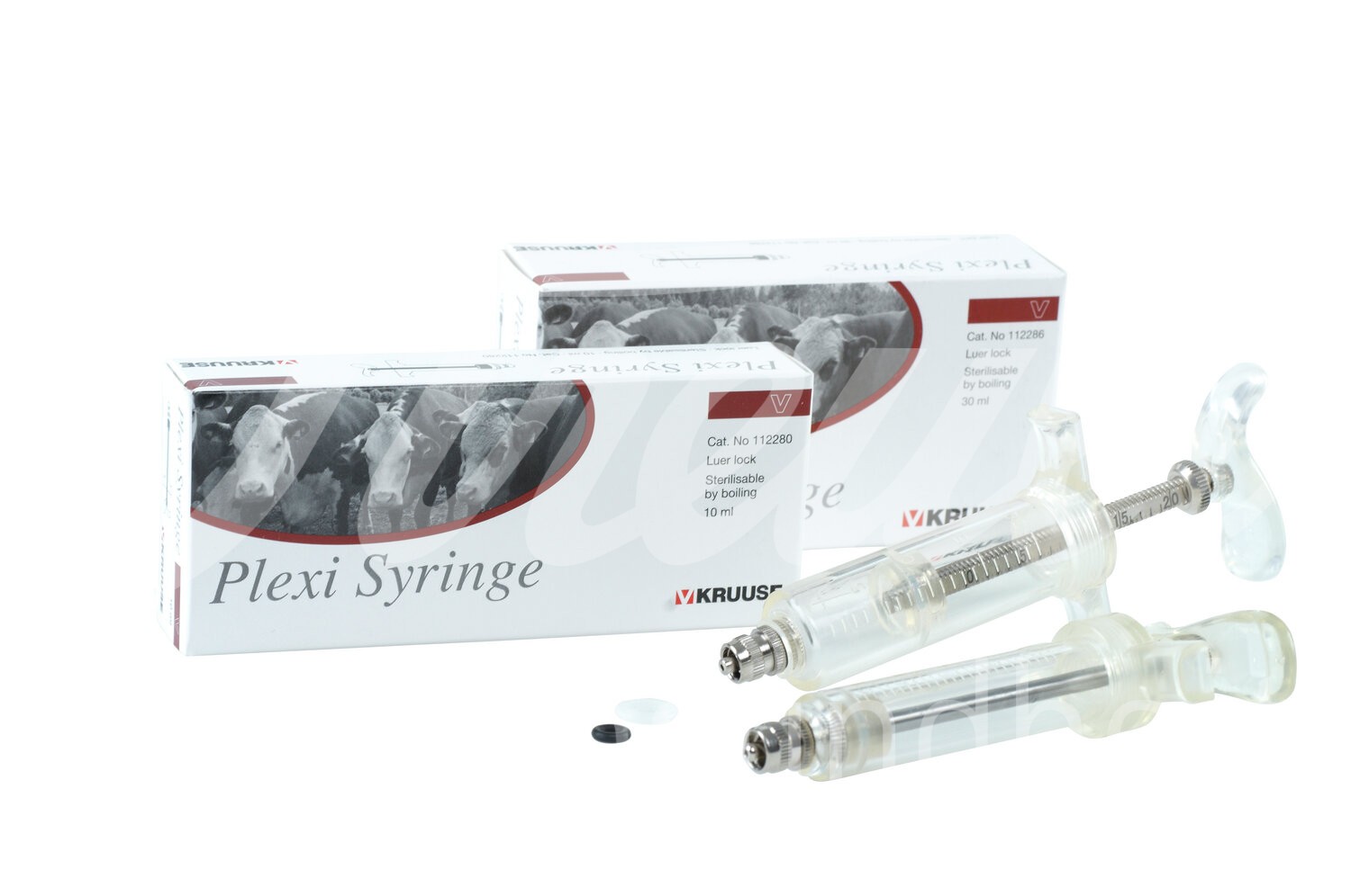 KRUUSE Plexiglasspritze 10 ml Luer Lock 1 Stück