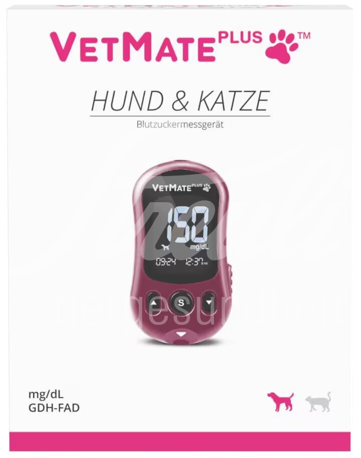 VetMate Plus mg/dl Blutzuckermessgerät 1 Stück