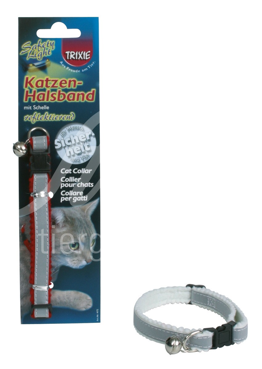 Katzenhalsband reflektierend filzgefüttert 1 Stück