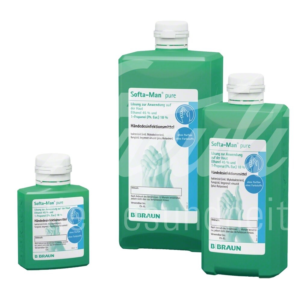 Softa-Man pure Händedesinfektion mit Dosierpumpe 500 ml Softa-Man pure Händedesinfektion mit Dosierpumpe 500 ml