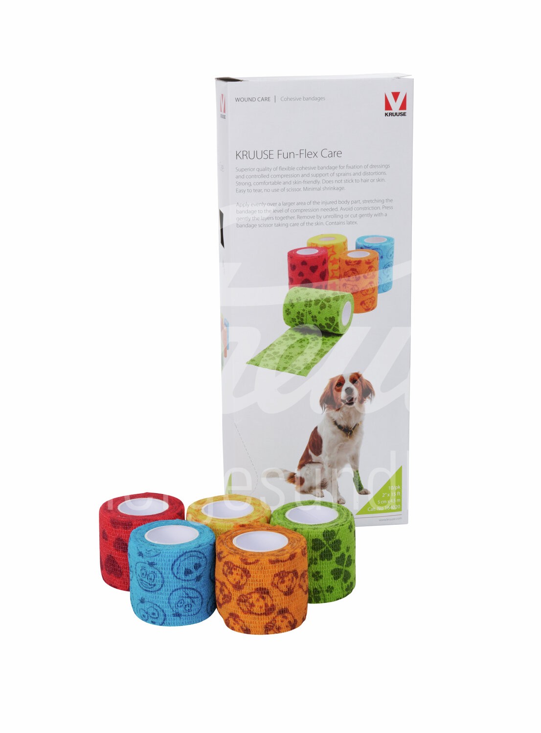 KRUUSE Fun Flex Care Bandagen 5 cm x 4.5 m 10 Stk. KRUUSE Fun Flex Care Bandagen 5 cm x 4.5 m 10 Stk.