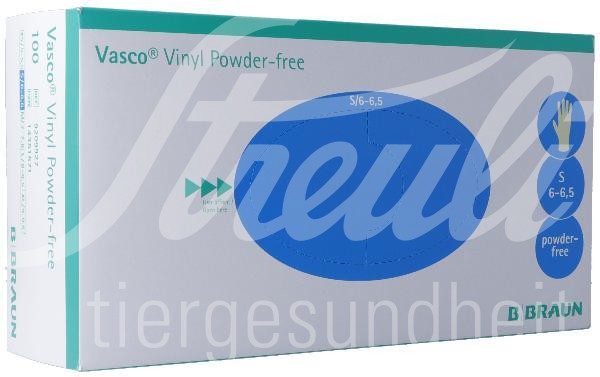 Vasco Handschuhe S Vinyl Sensitive Box 100 Stk