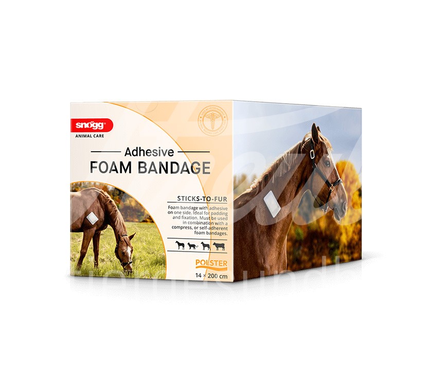 Snögg Polster Schaumstoffbandage, eins. klebend 14x200cm 1 Stk.