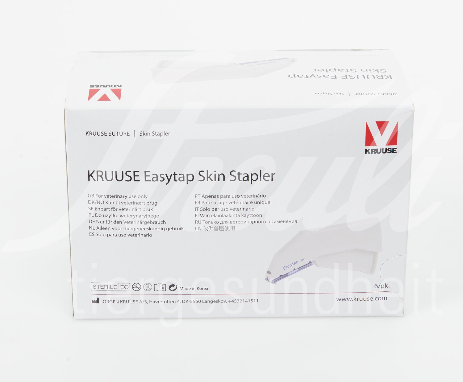 KRUUSE Skin Stapler Hautklammergerät steril 5 Stück