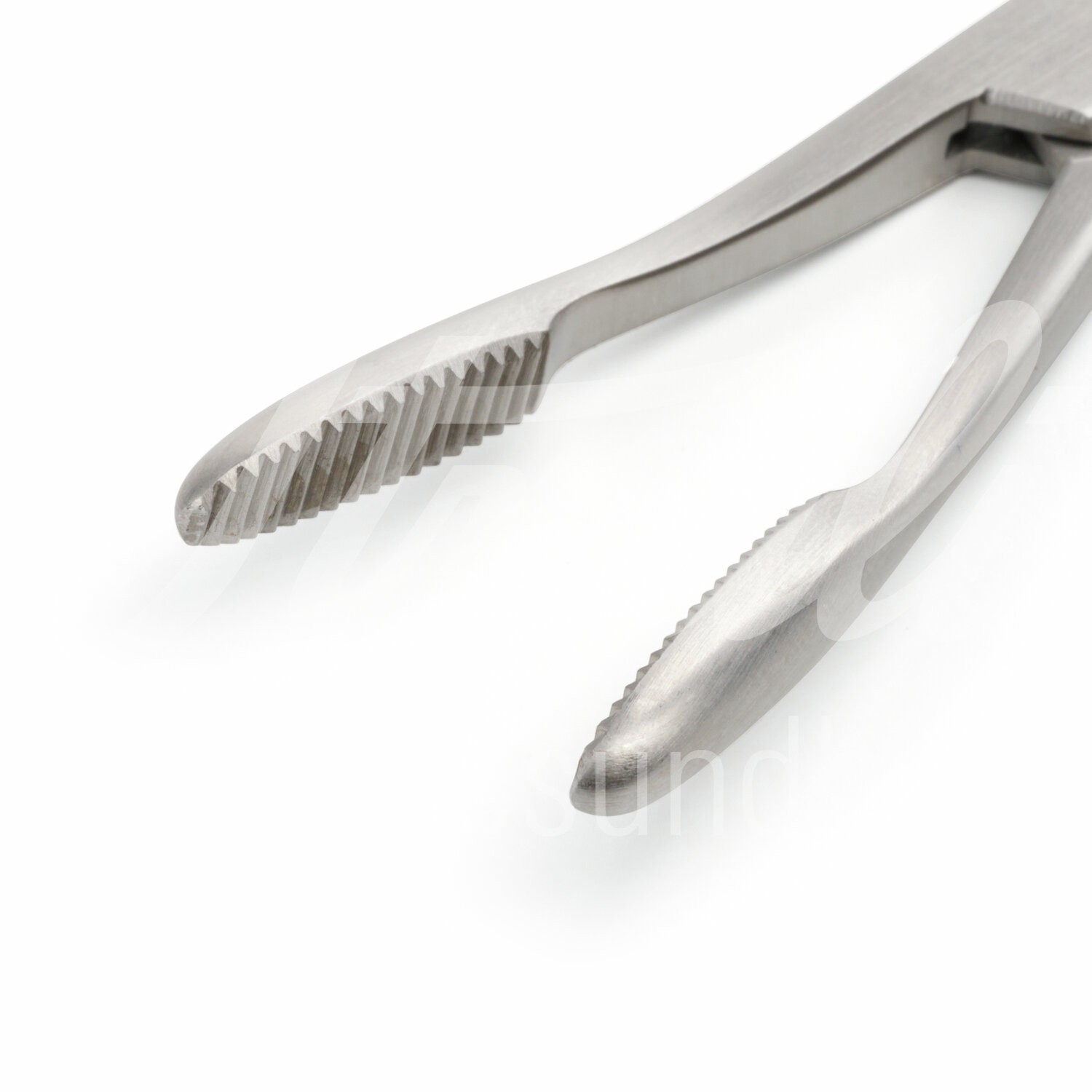 KRUUSE Verbandszange Pean 12.5 cm gebogen gezahnt 1 Stück