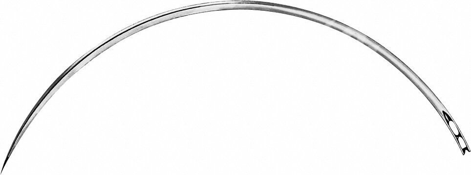 Aesculap Wundnadel Federöhr 3/8-Kreis schneid. 50mm 12Stk.