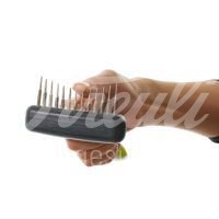 BUSTER Fell Kamm Unterfell lange flexible Zähne violett 1Stk.