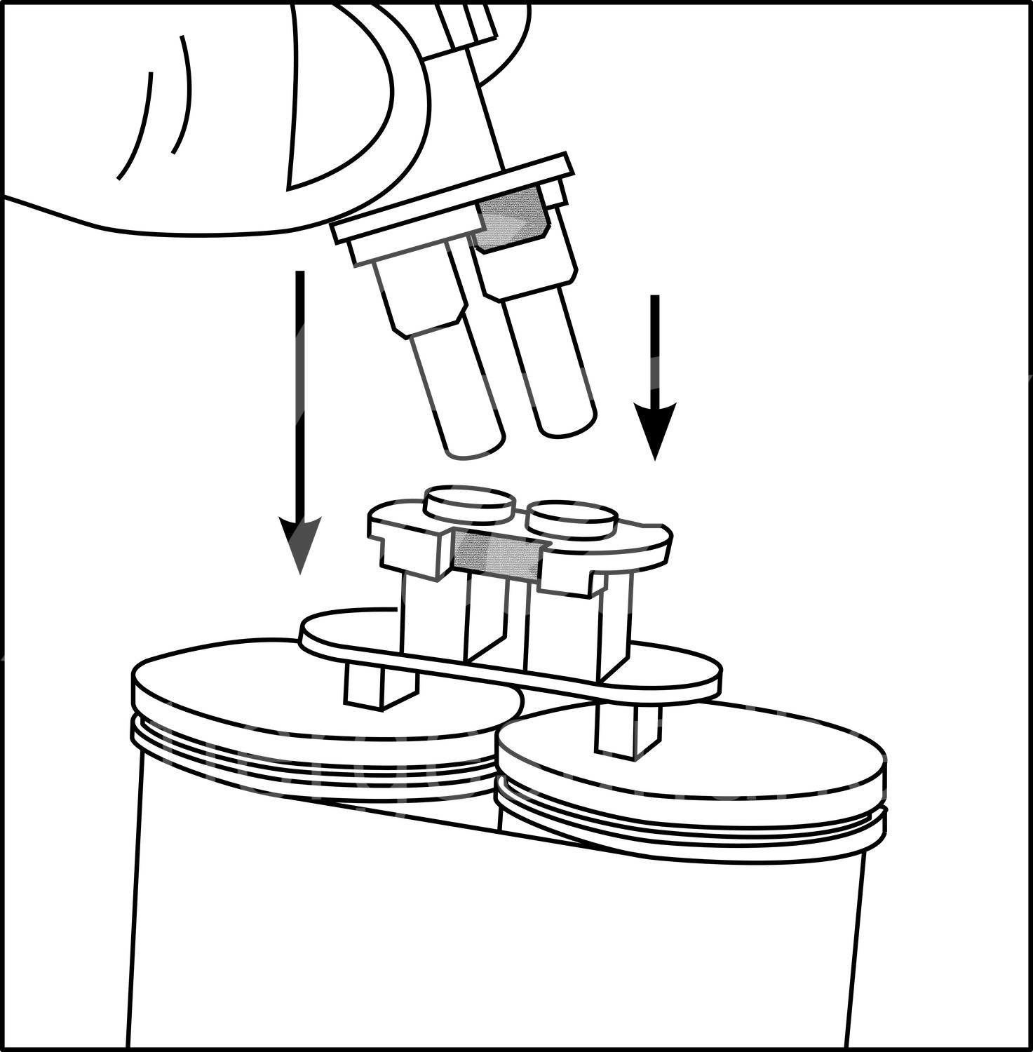 KRUUSE Klauenkleber 2-Komp.-Polyurethan 200 ml Kartusche